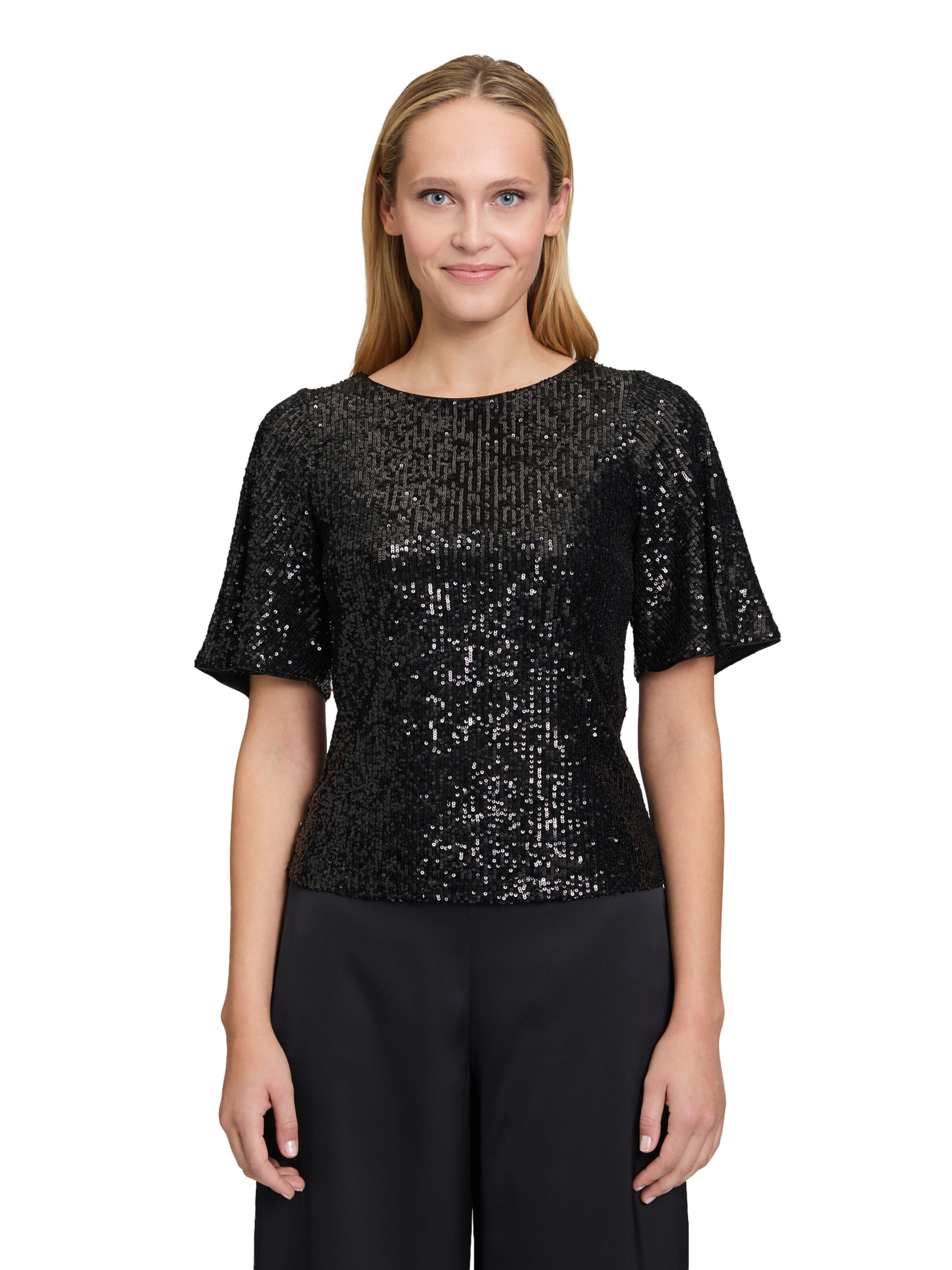 Maglietta di Vera Mont in nero: frontale