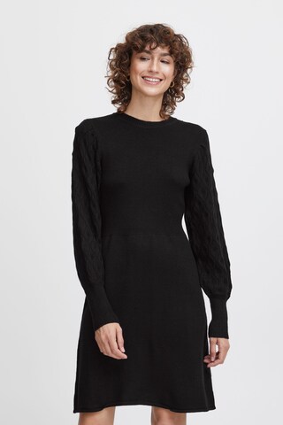 b.young Knitted dress 'Nonina' in Black: front