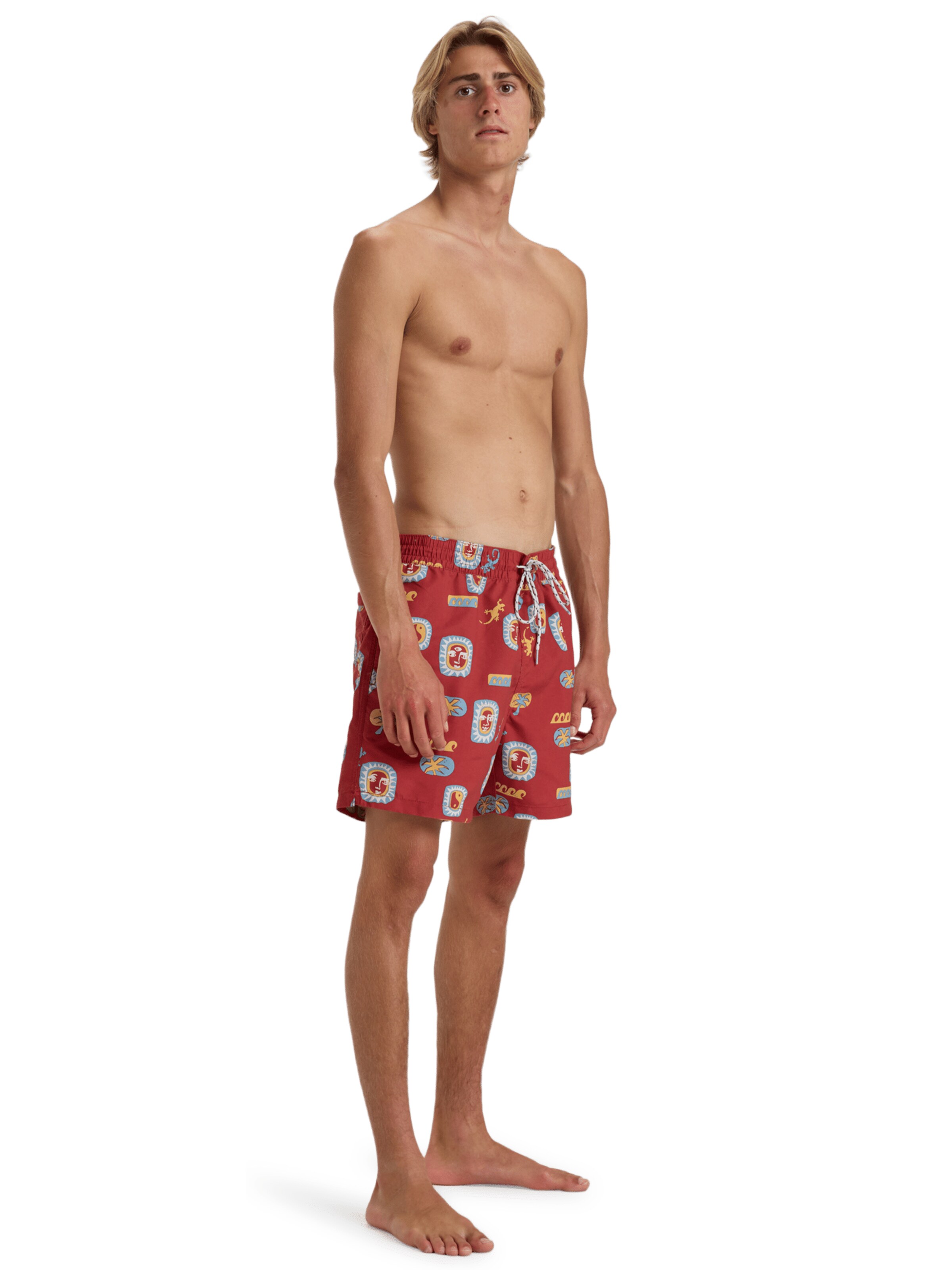 Shorts de bain 'Vacay 16' BILLABONG en rouge