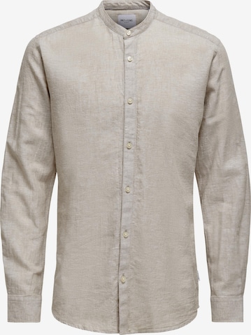 Only & Sons Hemd 'Caiden' in Beige: Vorderseite