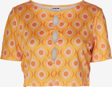 Noisy may Blouse 'SISSI GEO' in Yellow: front