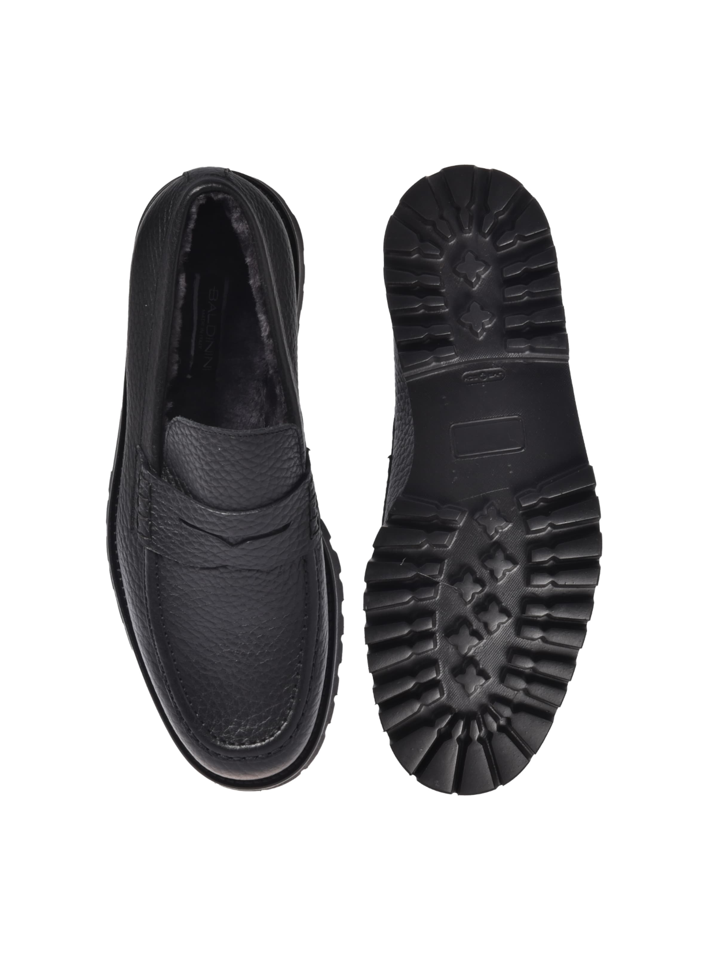 BALDININI Moccasins in Black