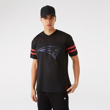 T-Shirt 'New England Patriots' NEW ERA en noir : devant