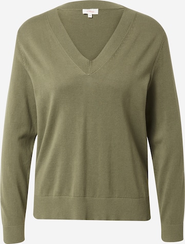 s.Oliver Sweater in Green: front