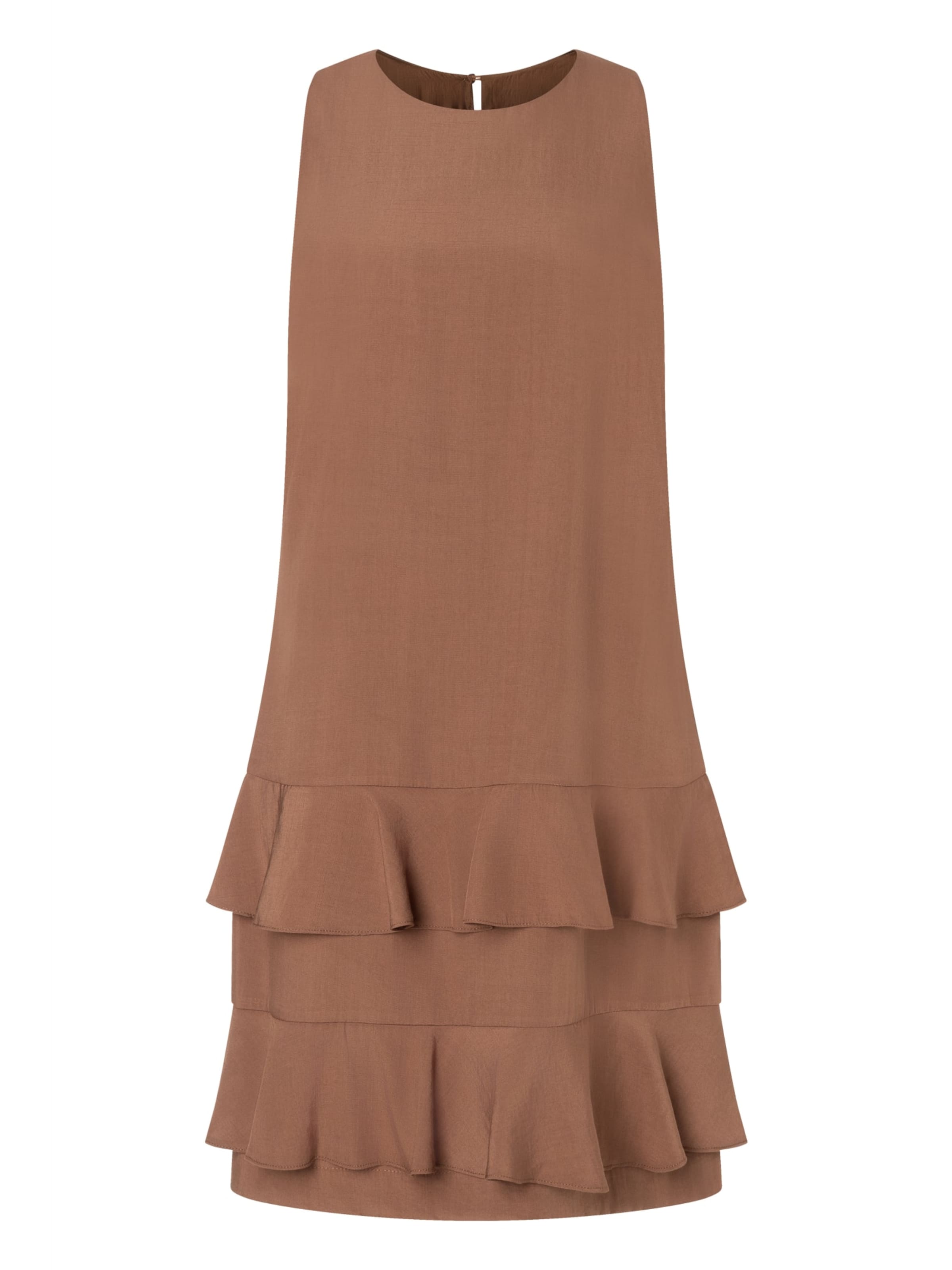 Ana Alcazar Jurk ' Dorisia ' in Bruin: voorkant