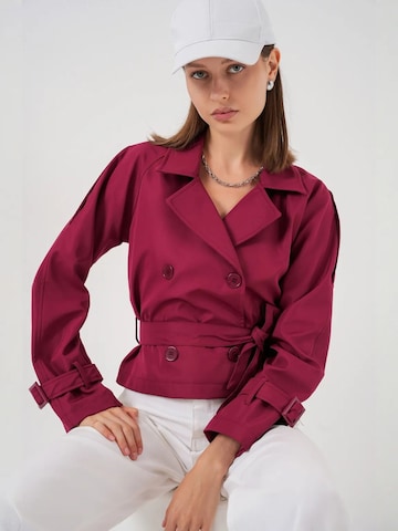 Manteau mi-saison Bigdart en rouge