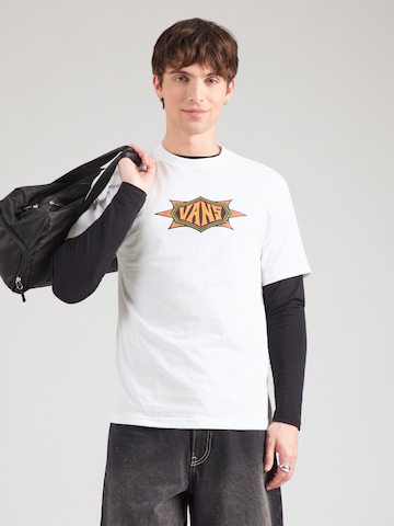 Tricou 'HYPNOTIST' de la VANS pe alb: față