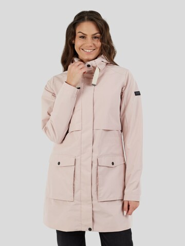 Veste fonctionnelle 'Zhuri Waterproof Jacket' Fundango en rose : devant