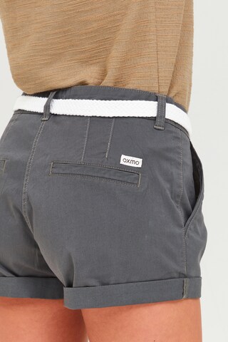 Oxmo Regular Chino trousers 'Chanett' in Grey