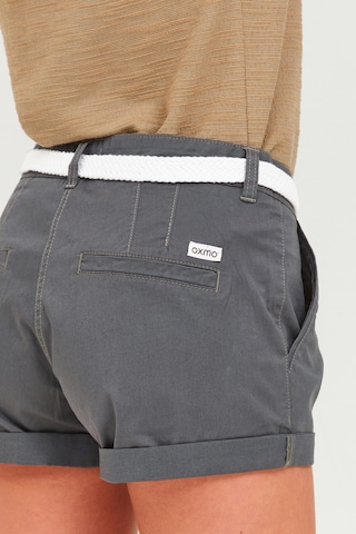 Oxmo Regular Chino Pants 'Chanett' in Grey