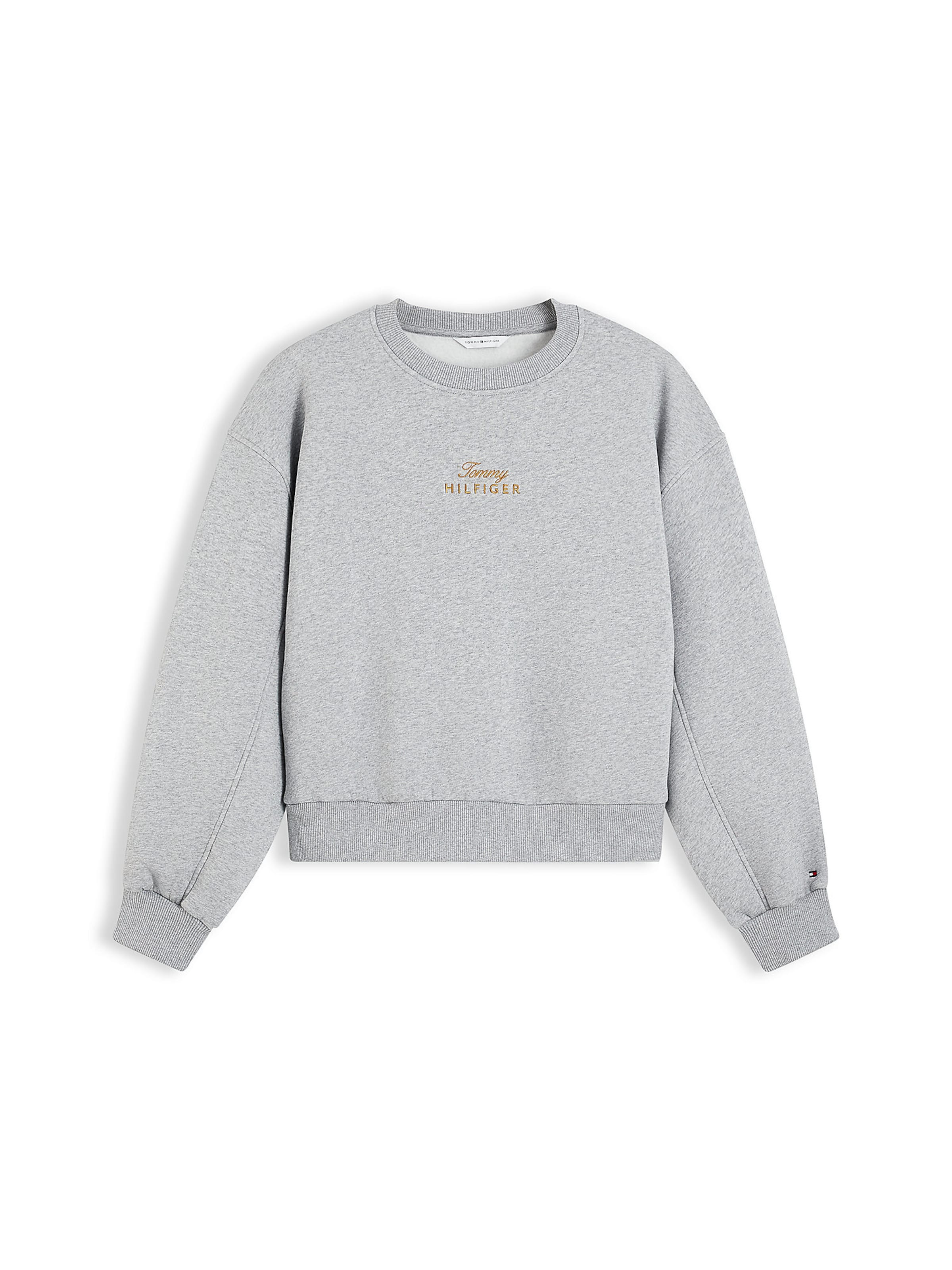 TOMMY HILFIGER Sweatshirt in Grijs: voorkant