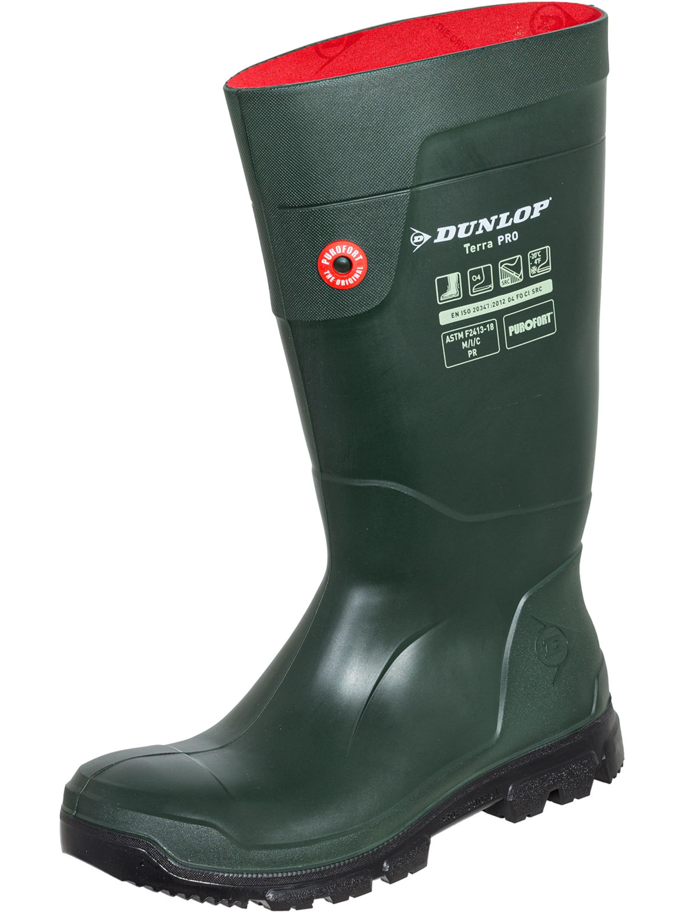 DUNLOP Boots 'Purofort TerraPRO' in Green: front