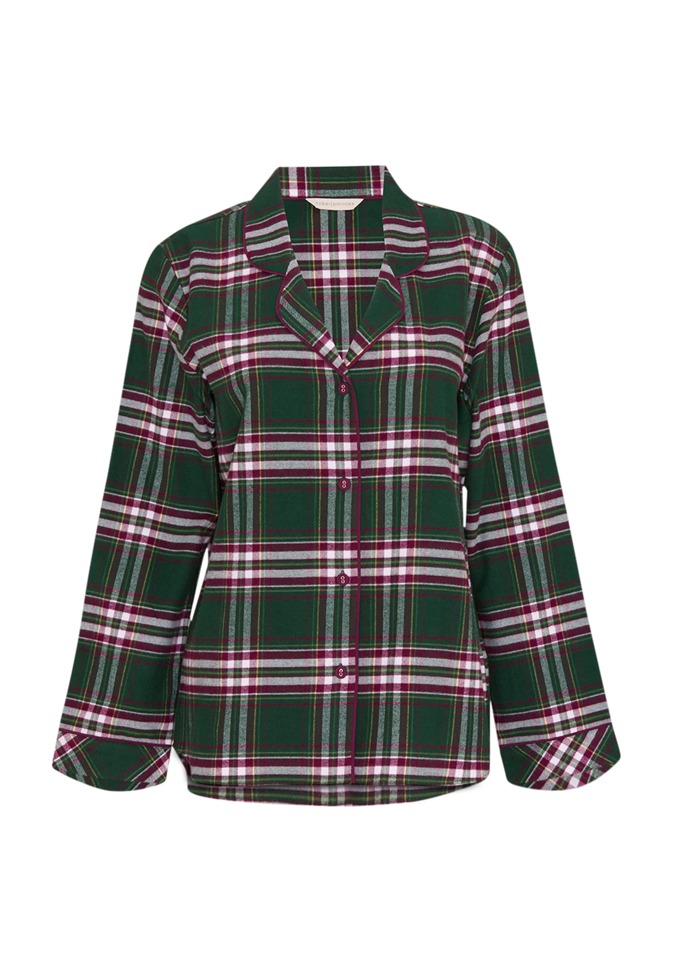 Cyberjammies - Camiseta para dormir ' Nutcracker ' en verde: frente