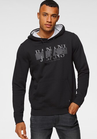 Bruno Banani LM Sweatshirt in Schwarz: predná strana