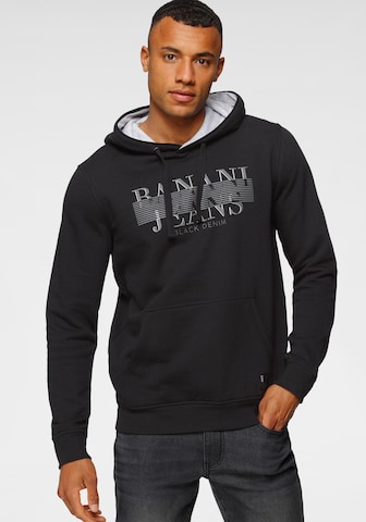 Bruno Banani LM Sweatshirt in Black: front