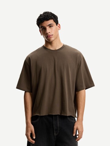 Bershka Shirt in Brown: front