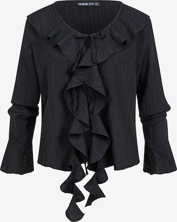 Camicia da donna di Cloud5ive in nero: frontale