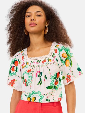 love & roses Shirt in Pink: front