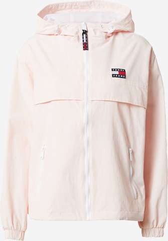 Tommy Jeans Between-season jacket 'Chicago' in Pink: front