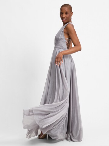 Marie Lund Evening Dress in Silver