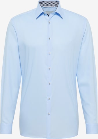 ETERNA Zakelijk overhemd in Blauw: voorkant