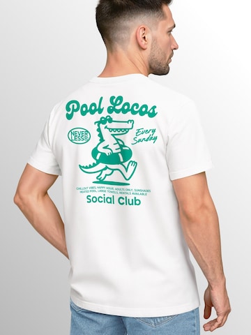 Neverless Shirt 'Pool Locos' in Green