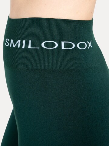 Smilodox Skinny Scrunch Leggings Azura Highwaist in Blau
