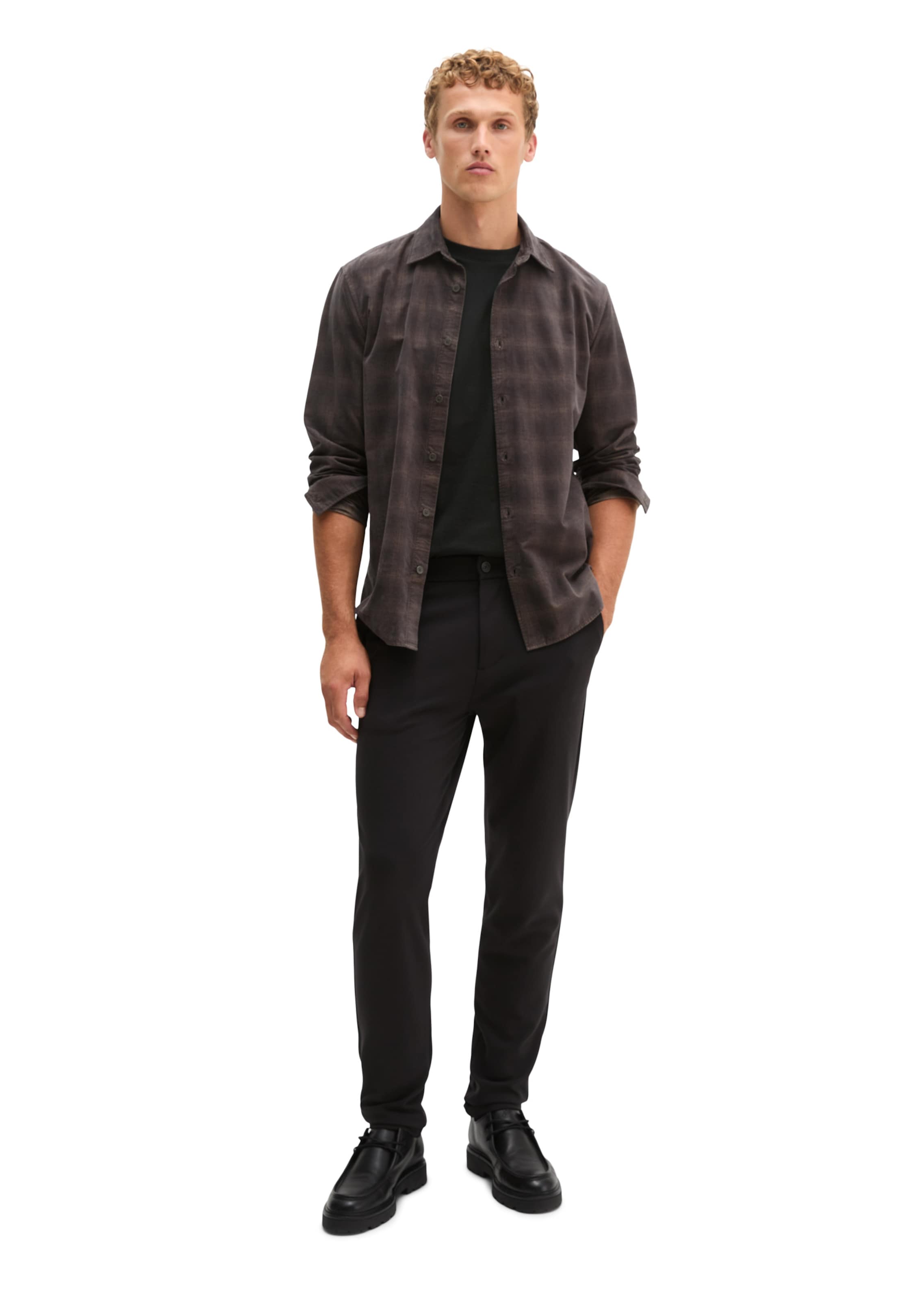 Marc O'Polo Regular Fit Hemd in Braun
