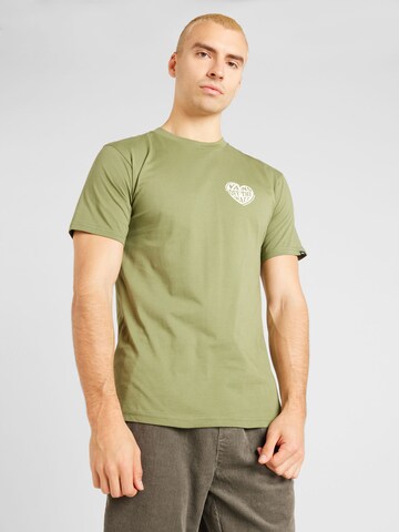 VANS - Camiseta 'NO PLAYERS' en verde