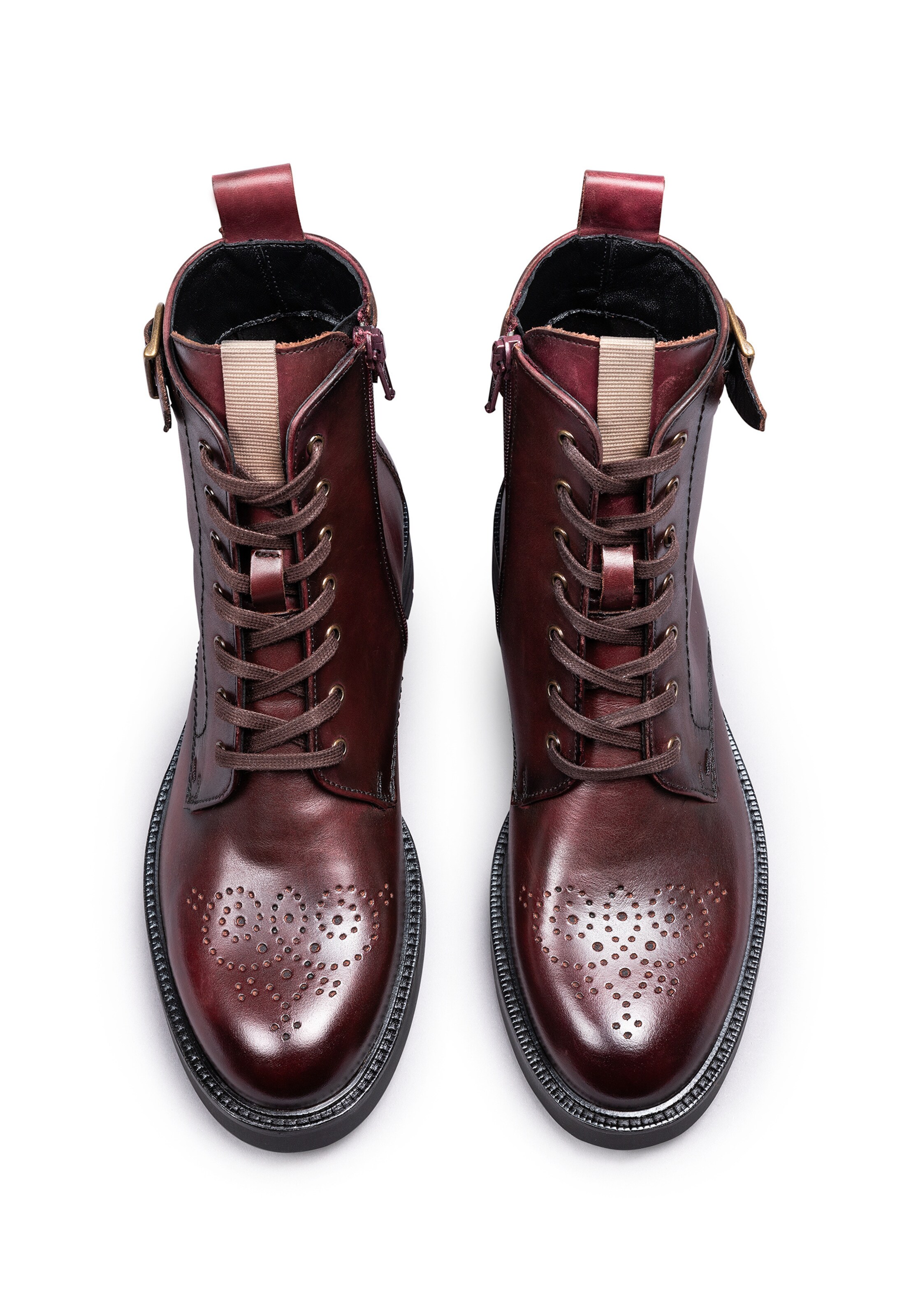 LLOYD Schnürstiefelette in Rot