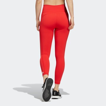 ADIDAS SPORTSWEAR Skinny Fit Спортен панталон 'Believe This 2.0' в червено
