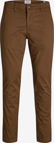 JACK & JONES Slimfit Chinohousut 'JJIMarco JJBowie' värissä ruskea: etupuoli
