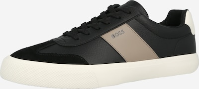 BOSS Niske tenisice 'Aiden' u svijetlosmeđa / crna, Pregled proizvoda