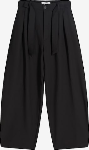 Bershka Barrel Laskoshousut värissä musta: etupuoli