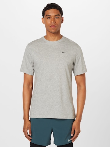 NIKE Funkční tričko 'Primary' – šedá: přední strana
