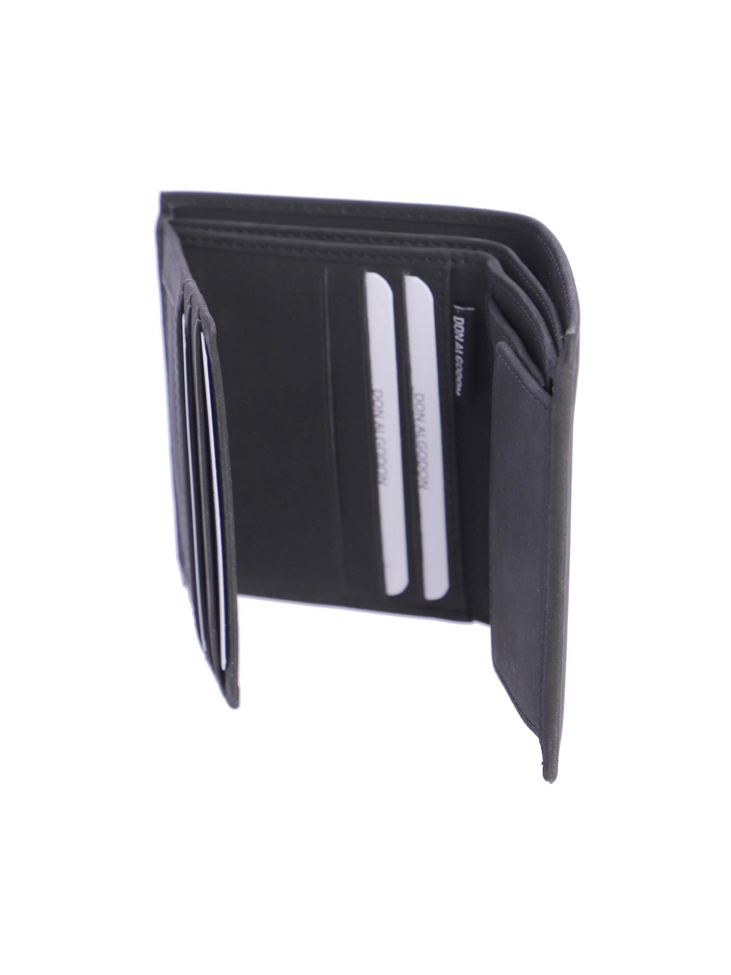 Don Algodon - Cartera 'Cartera para hombre Nicolás de piel con protección RFID' en negro