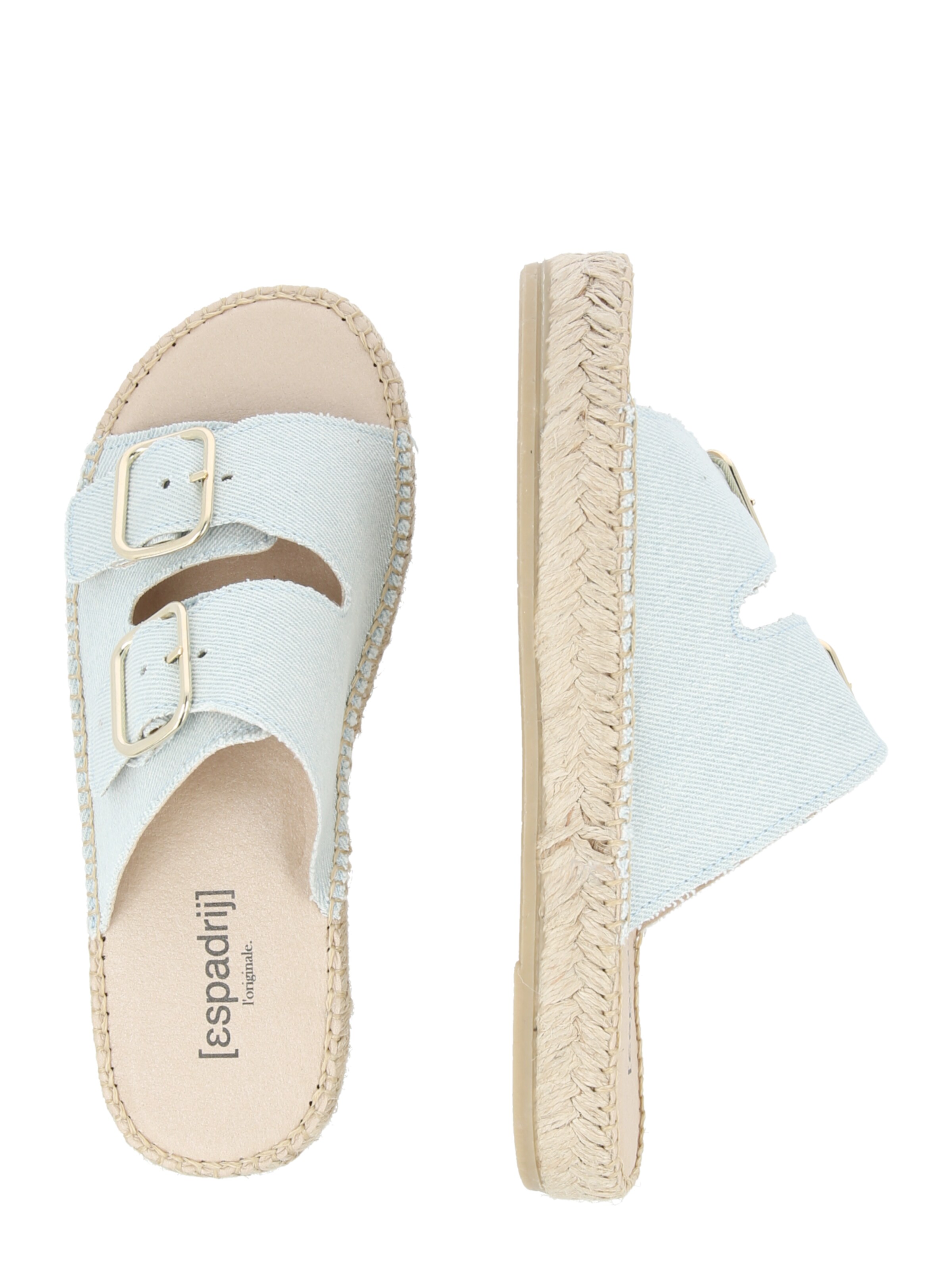 Mule espadrij l´originale en bleu