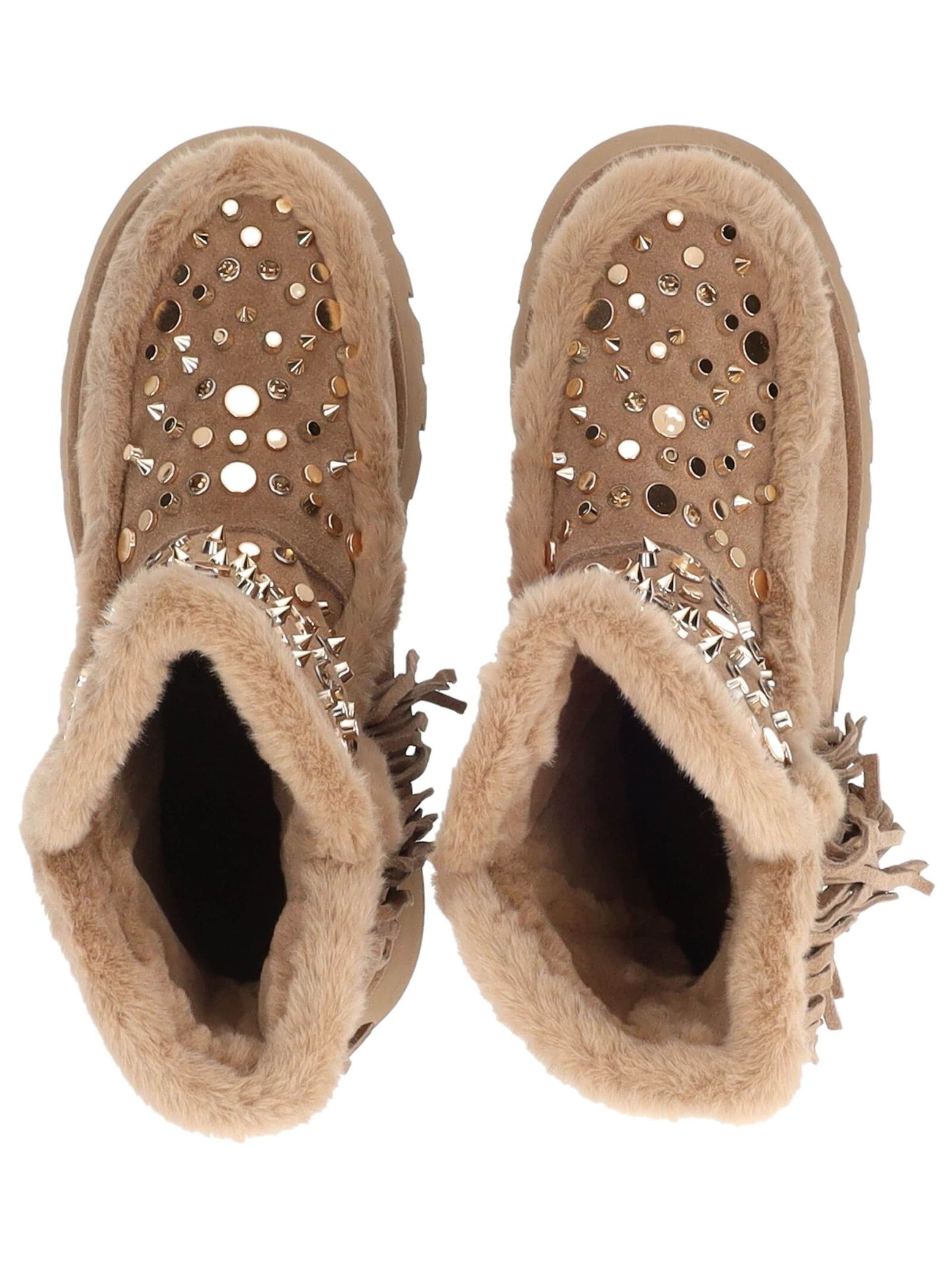 Alma En Pena Boots in Beige
