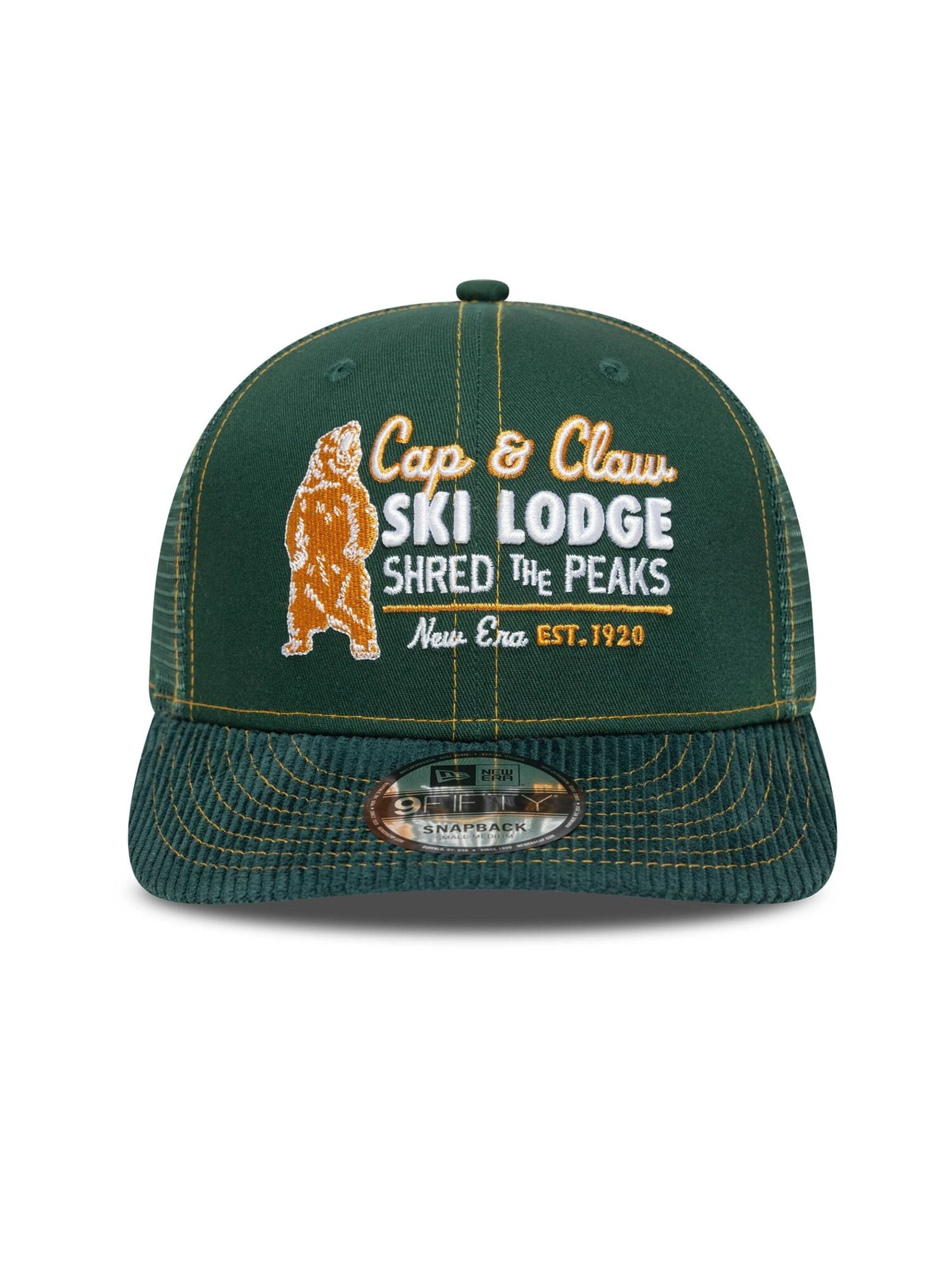 NEW ERA Cap '9FIFTY Ski Lodge' in Green