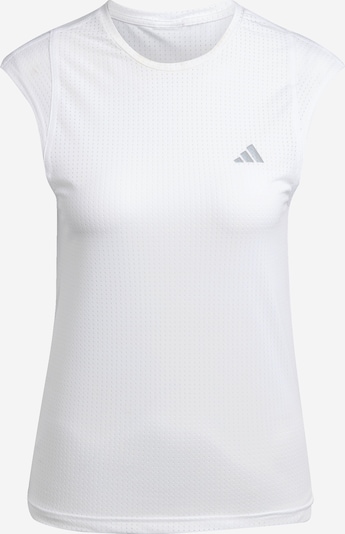 ADIDAS PERFORMANCE Camiseta funcional 'Fast ' en gris plateado / blanco, Vista del producto