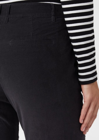Regular Pantalon COMMA en noir