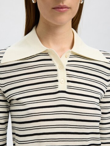 SELECTED - Pullover 'SLFTHEA' em branco
