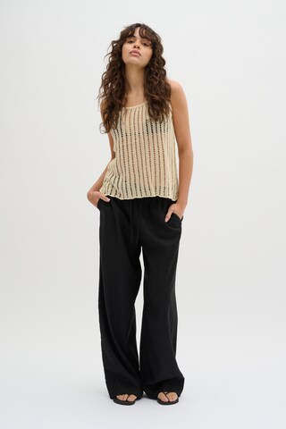 My Essential Wardrobe Wide leg Trousers in Black
