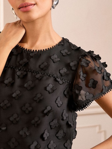 love & roses Bluse in Schwarz