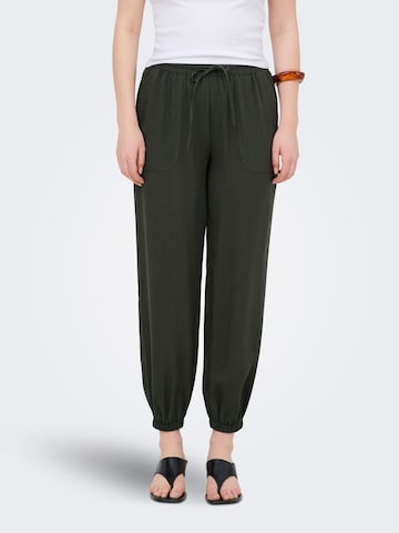 Effilé Pantalon 'ONLBolzano' ONLY en vert : devant