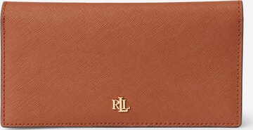 Porte-monnaies Lauren Ralph Lauren en marron : devant