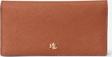 Porte-monnaies Lauren Ralph Lauren en marron : devant