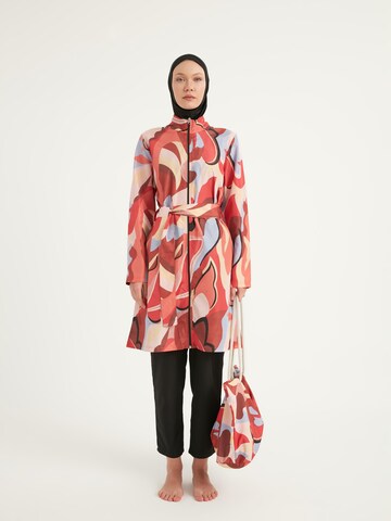 Riva Mera by Marina High neck Baddräkt i röd: framsida