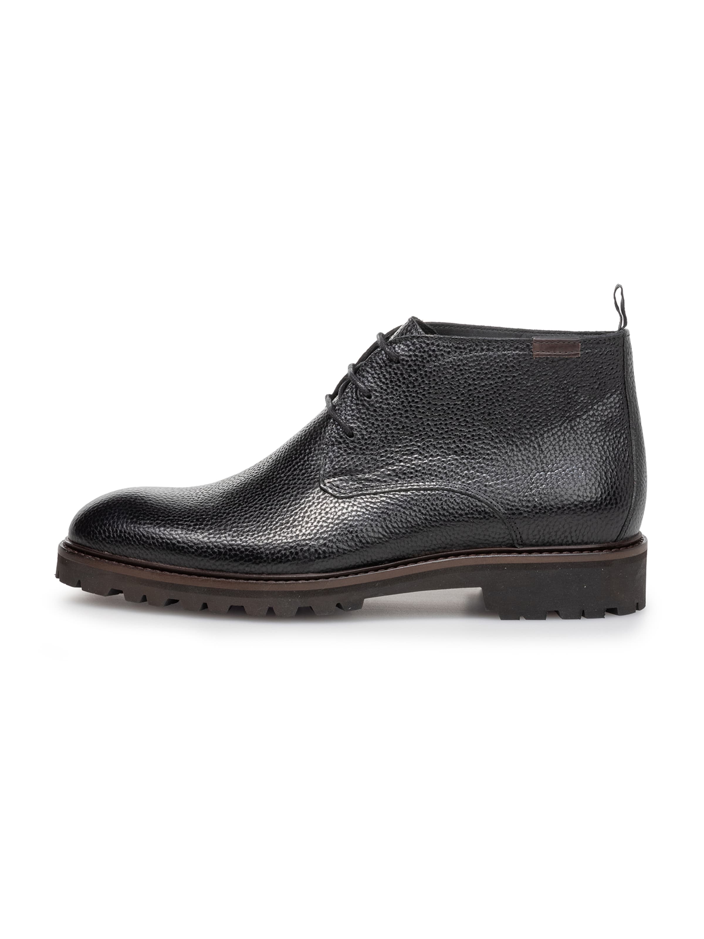 Boots chukka 'Sturdi 01' di Floris van Bommel in nero: frontale
