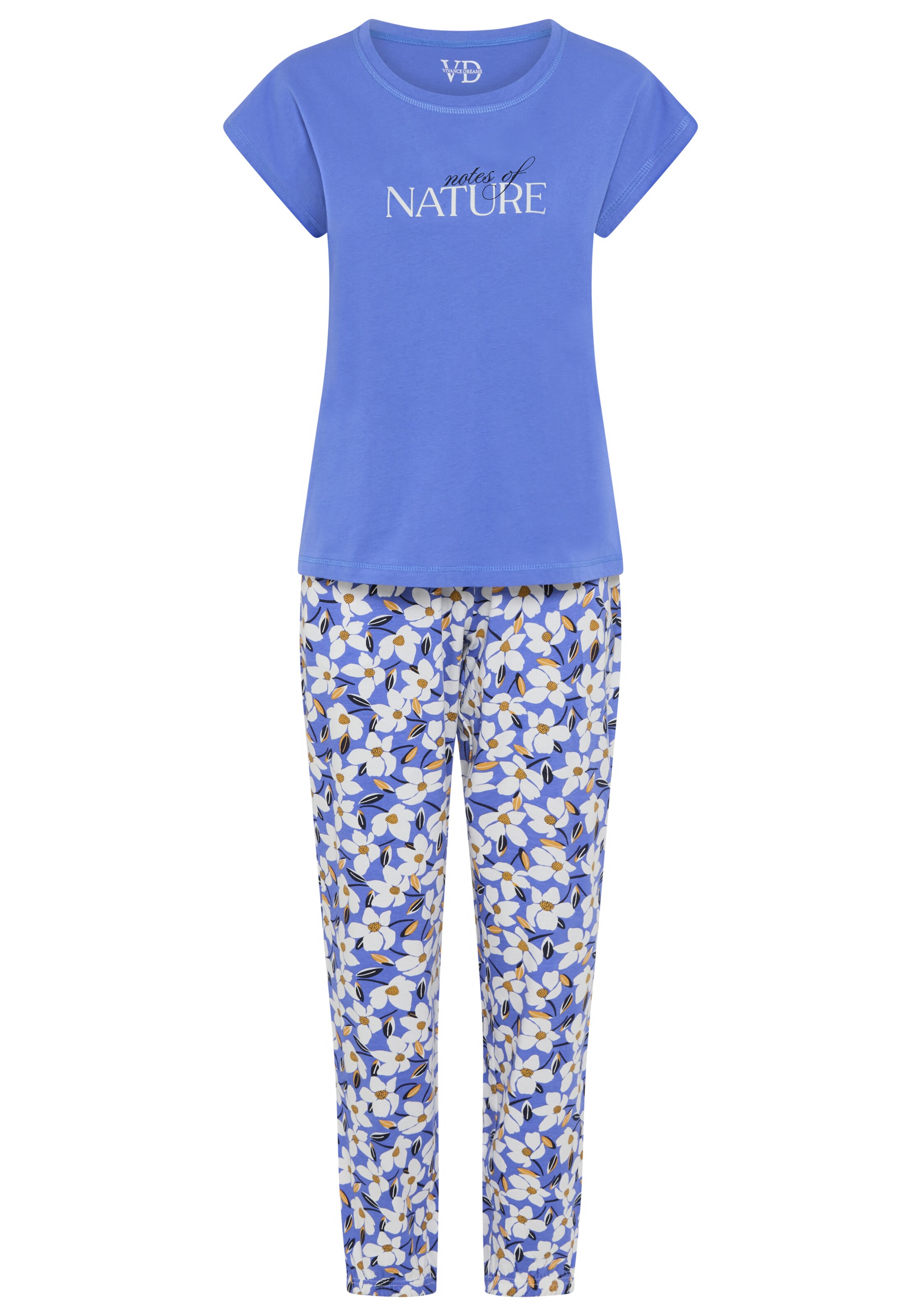 VIVANCE by LASCANA Pajama in Blue: front